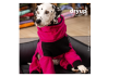 DRYUP BODY zipfit Hundebademantel mit Beinen - PINK - DRYUP-Bademantel-Body_pink-sitzend
