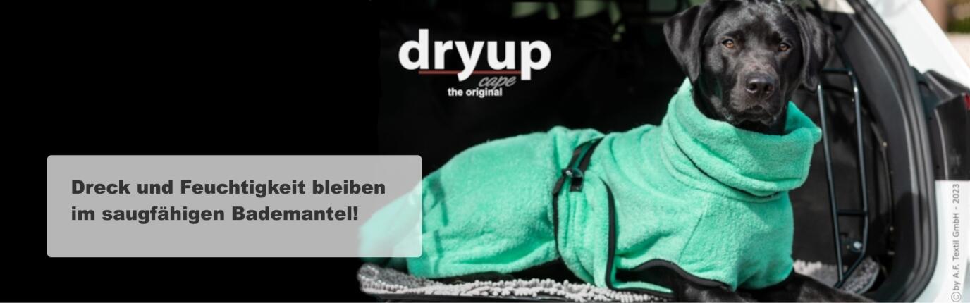 Hundebademantel - hält Hunde warm und Dreck vom Auto und der Wohnung fern