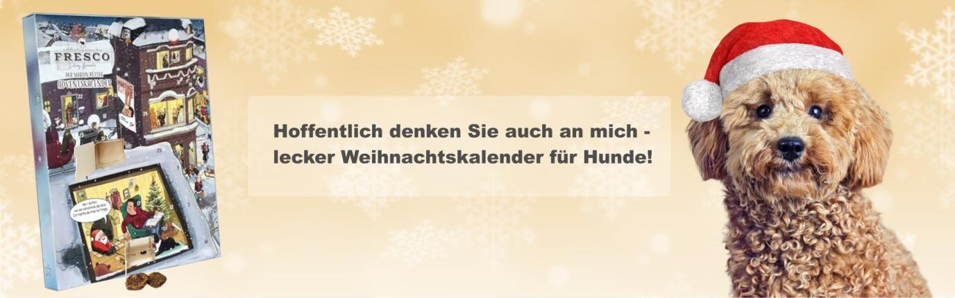 Lecker Weihnachtskalender für Hunde