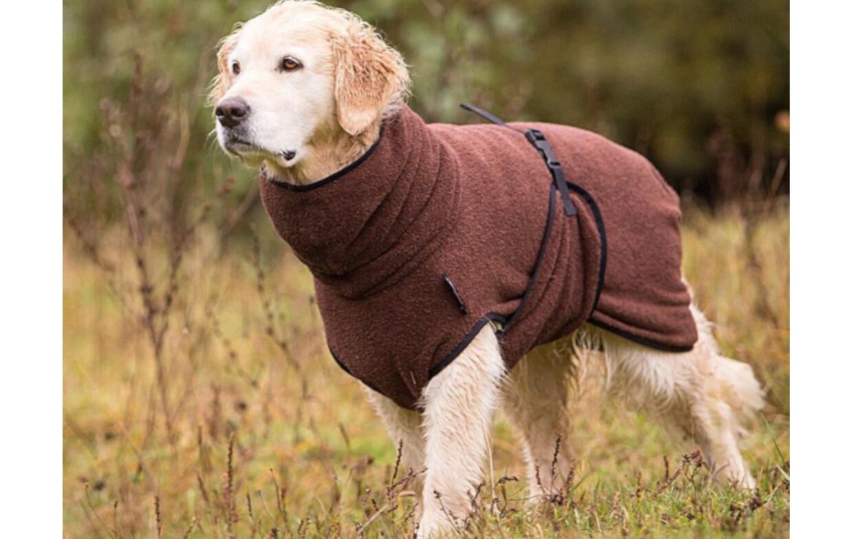 DRYUP Cape - Hundebademantel - braun - DRYUP-Bademantel-braun