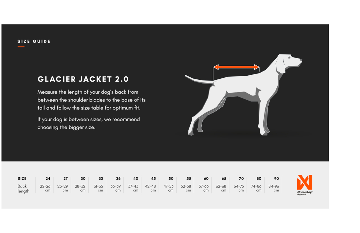 Non-Stop Dogwear Wintermantel Glacier 2.0_Groesse