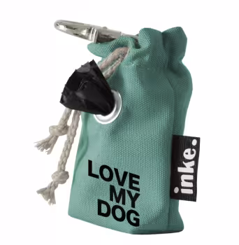 Kotbeutelspender_Pfote_Love_My_Dog_mint-schwarz