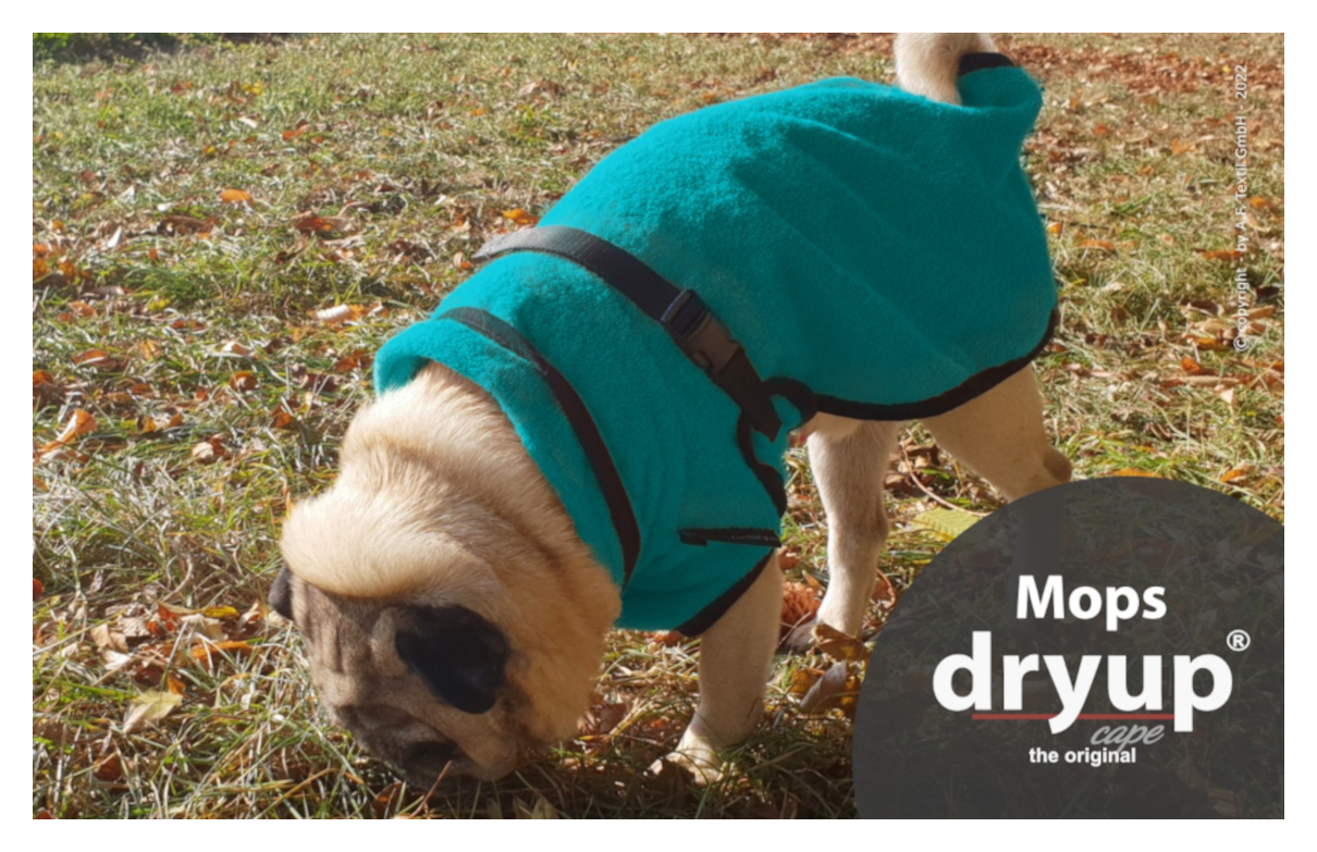 DRYUP-Bademantel-MOPS-petrol