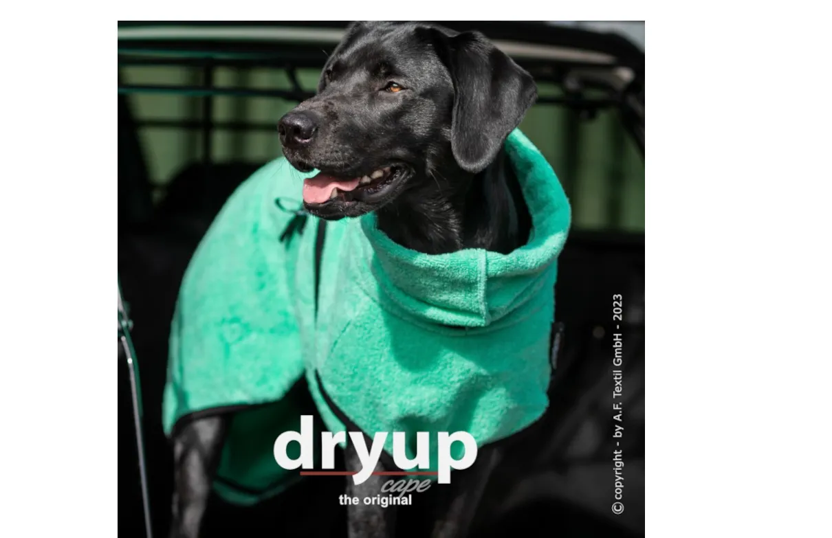 DRYUP Cape - Hundebademantel - mint - DRYUP-Bademantel-mint-neue Farbe