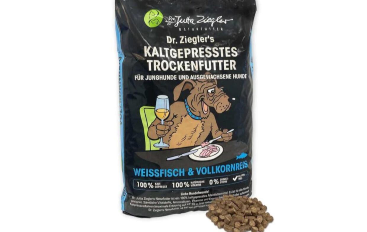 Dr. Ziegler - kaltgepresstes Hundetrockenfutter - Weissfisch mit  Vollkornreis 1kg
