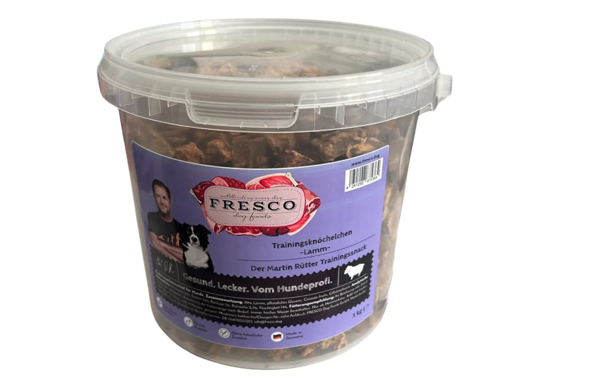 FRESCO Trainingsknöchelchen - Martin Rütter - Lamm 1kg - FRESCO_Trainingsknöchelchen_Lamm_1kg