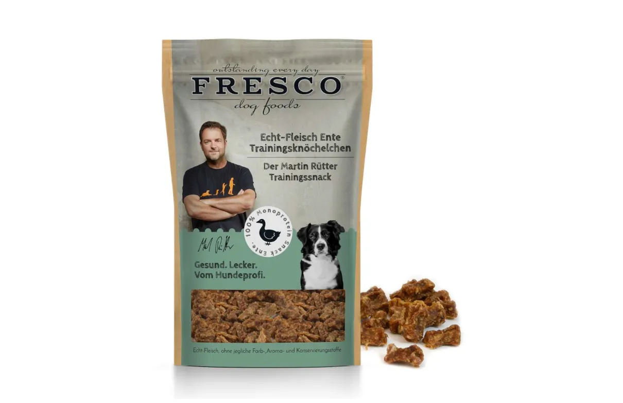 FRESCO Trainingsknöchelchen - Gütesiegel des Hundeprofis Martin Rütter - Martin_Ruetter_Fresco_Trainingsknöchelchen_Ente