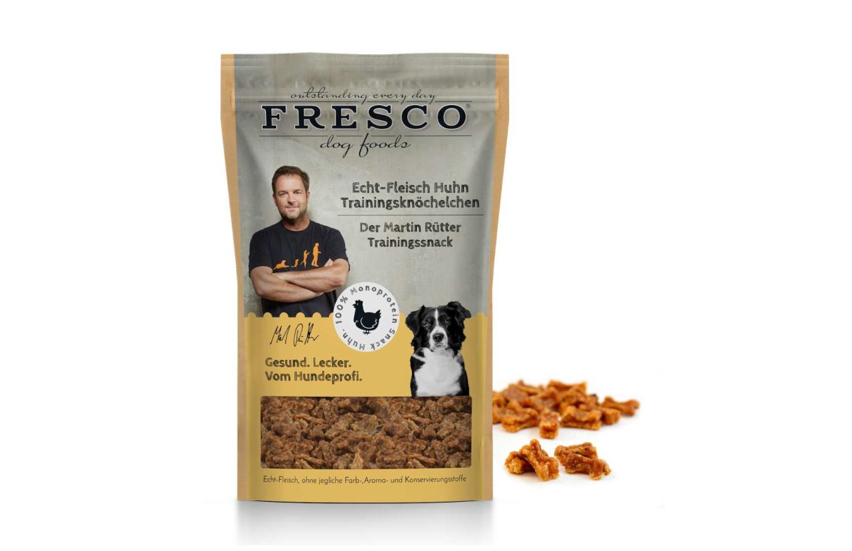 FRESCO Trainingsknöchelchen - Gütesiegel des Hundeprofis Martin Rütter - Martin_Ruetter_Fresco_Trainingsknöchelchen_Huhn