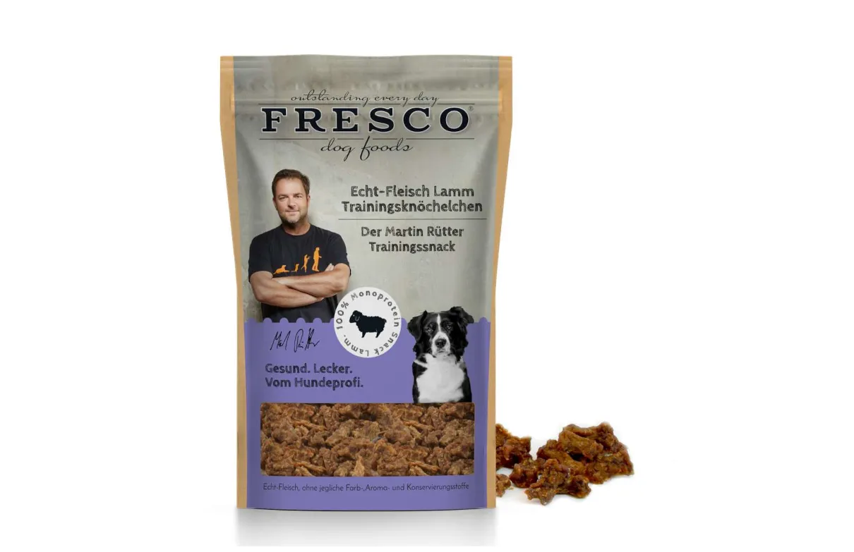 FRESCO Trainingsknöchelchen - Gütesiegel des Hundeprofis Martin Rütter - FRESCO_Trainingsknöchelchen_Lamm