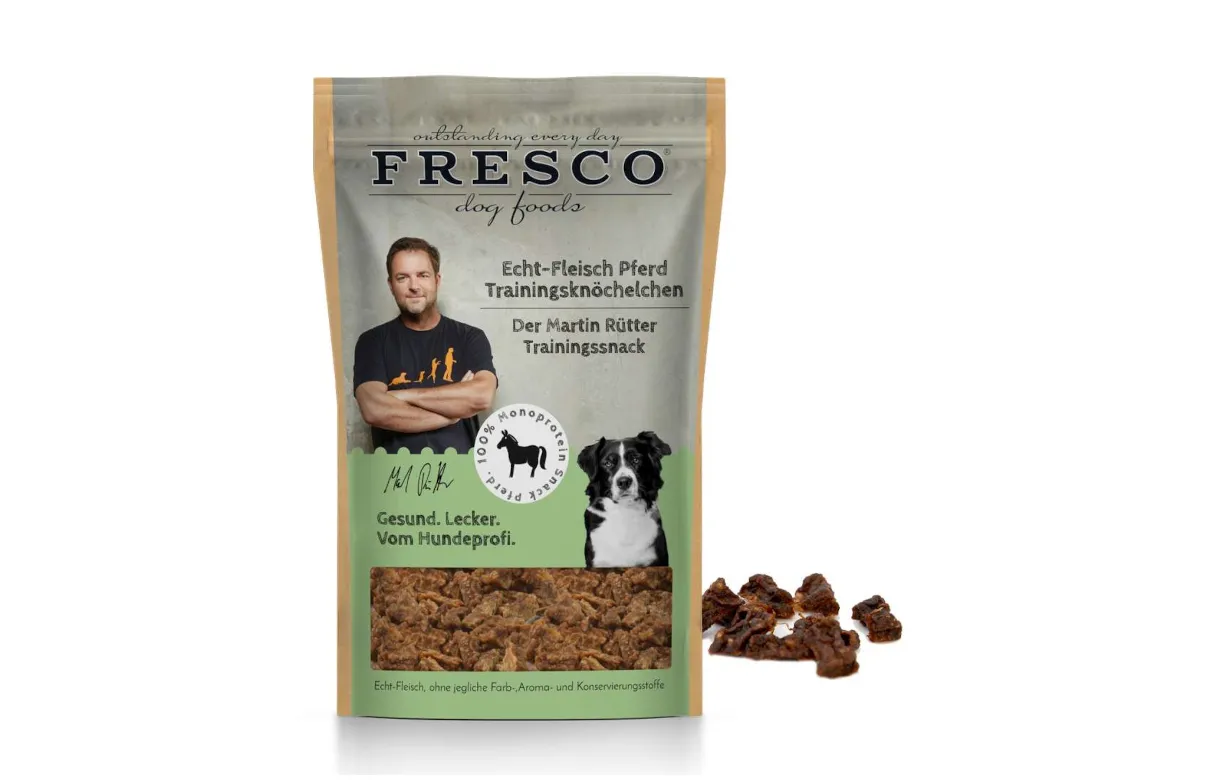 FRESCO Trainingsknöchelchen - Gütesiegel des Hundeprofis Martin Rütter - Martin_Ruetter_Fresco_Trainingsknöchelchen_Pferd