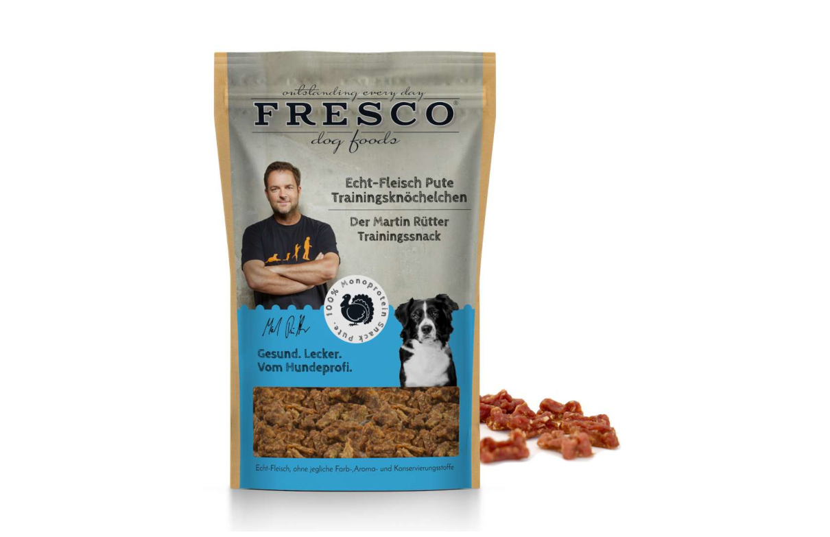 FRESCO Trainingsknöchelchen - Gütesiegel des Hundeprofis Martin Rütter - Martin_Ruetter_Fresco_Trainingsknöchelchen_Pute