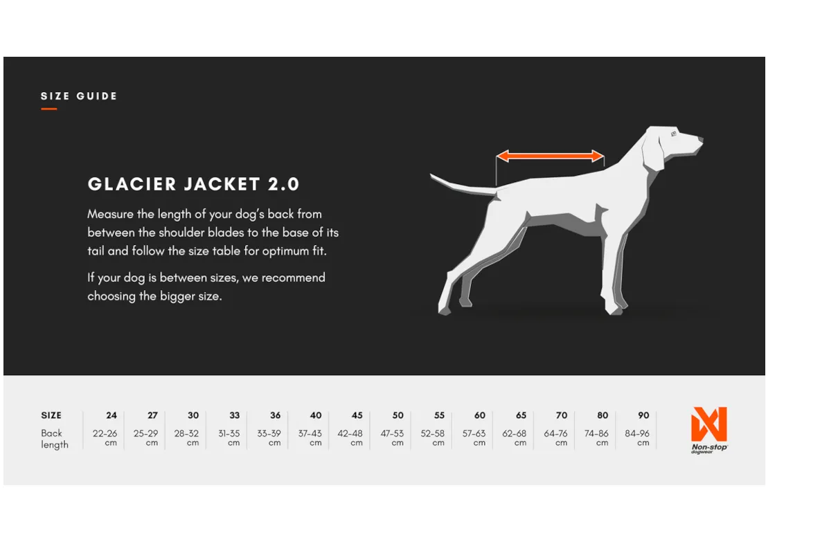 Non-Stop Dogwear Wintermantel Glacier 2.0_Groesse
