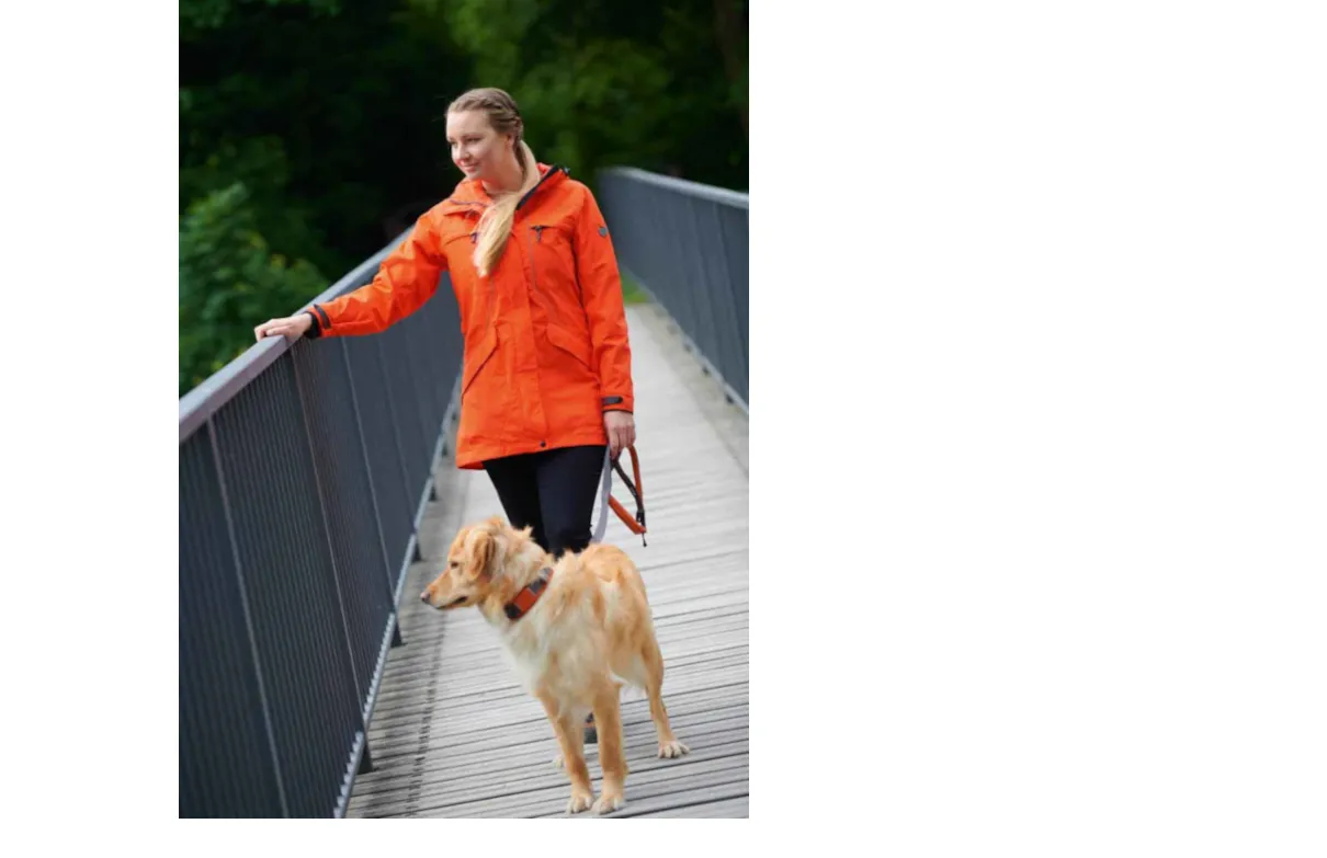 OWNEY Damen-Langjacke TUVAQ, Pale Orange - OWNEY_Damen_Langjacke_Tuvaq_Hund