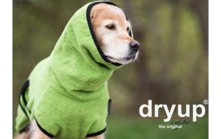 DRYUP Cape - Hundebademantel - kiwi