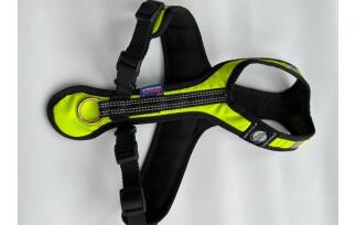 Zuggeschirr Zero DC neongruen-schwarz