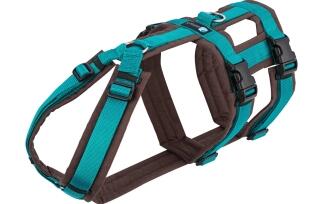 AnnyX Geschirr SAFETY FUN braun-petrol