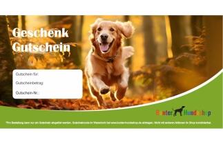 Geschenk-Gutschein für bunter-hundeshop.de