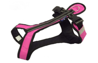 Zero DC-Zuggeschirr-rosa-schwarz