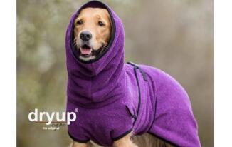 DRYUP Cape - Hundebademantel - bilberry