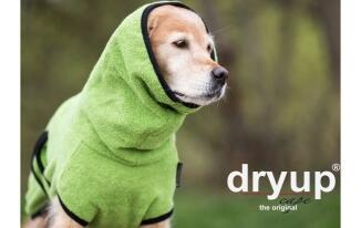 DRYUP Cape - Hundebademantel - kiwi