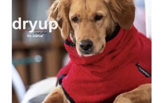 DRYUP Cape - Hundebademantel - pepper
