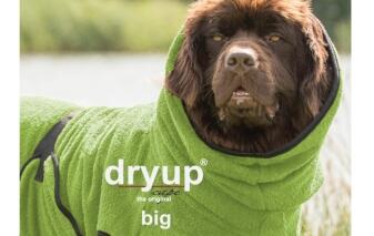 DRYUP Cape - BIG - Hundebademantel - kiwi