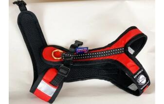 Zero DC Zuggeschirr Short rot/schwarz