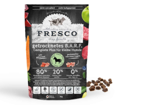 Fresco Trockenbarf Complete Plus Pferd für kleine Hunde