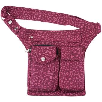 Nijens Leckerli-Tuben-Tasche, pink, mit Pfötchendruck - Nijens_Lefkada_053