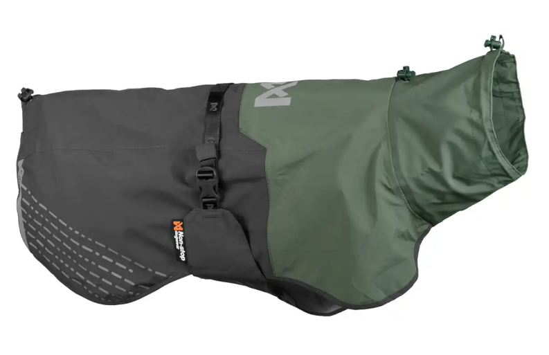 Non-stop Dogwear-Fjord-Regenmantel-grau-grün