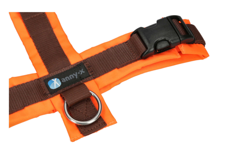 AnnyX-Geschirr-Protect-leuchtorange-braun-verschluss